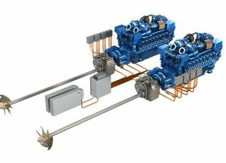 Hybrid Electric Marine Propulsion Engine