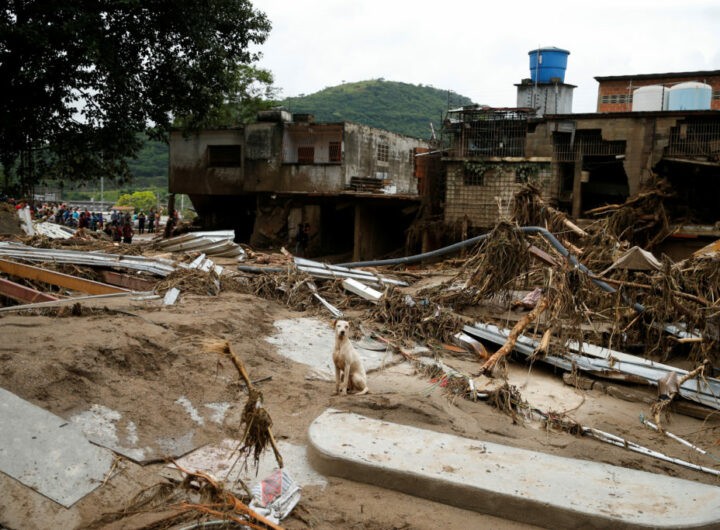 Venezuelan town is swept by a rain-fuelled landslide